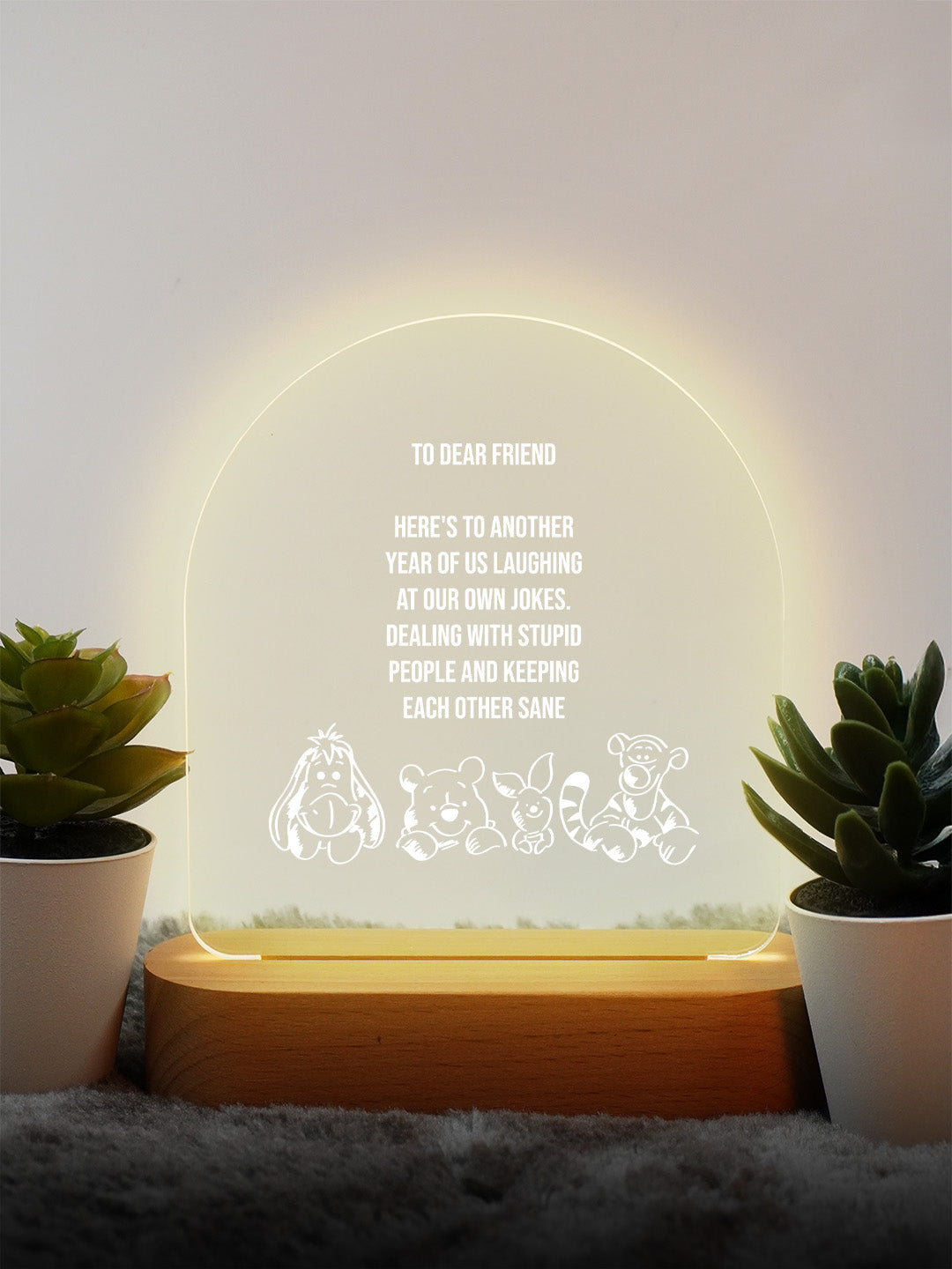 Friends Bond LED Acrylic Frame