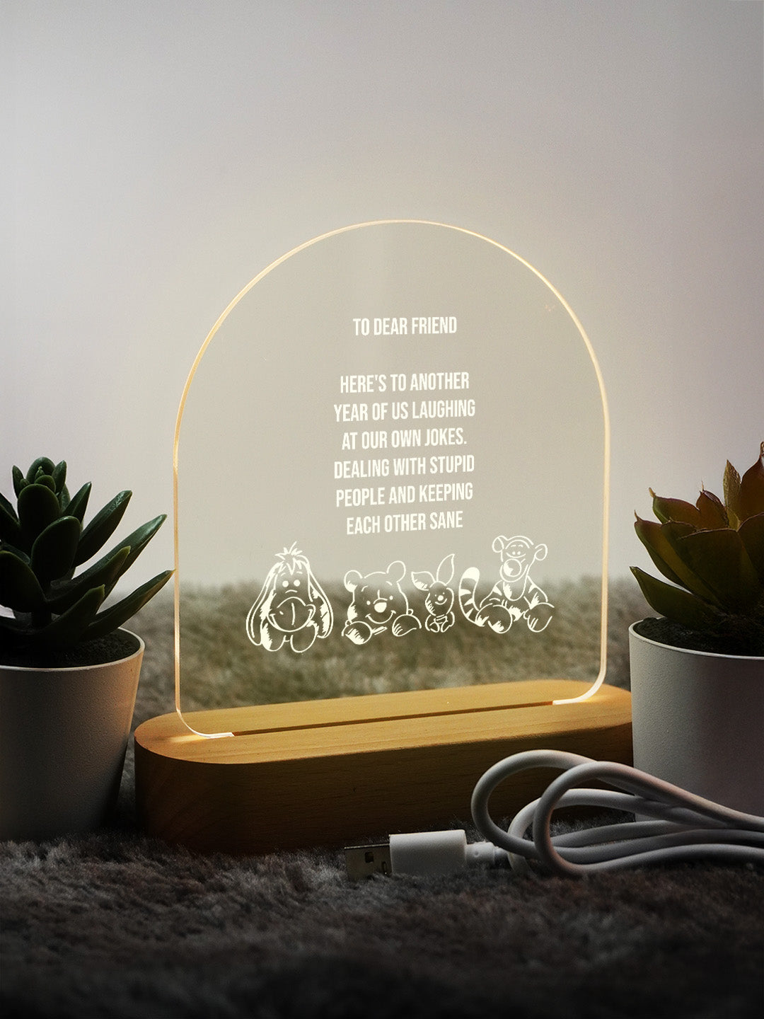 Friends Bond LED Acrylic Frame