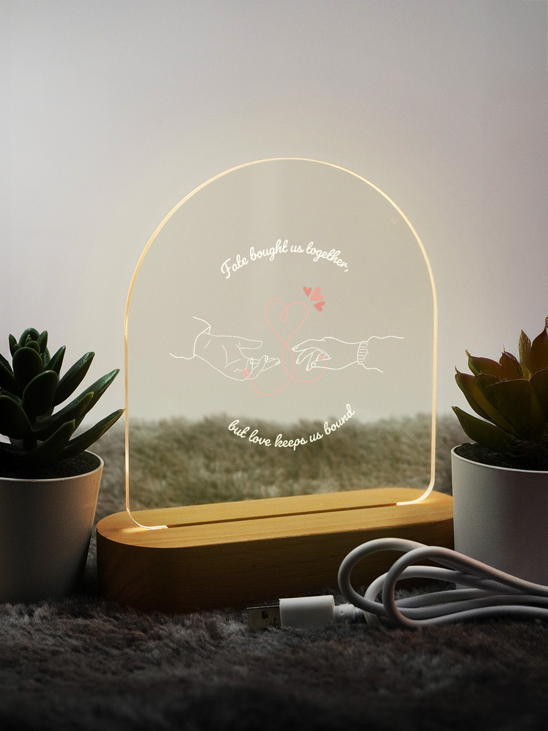 True Love LED Acrylic Frame