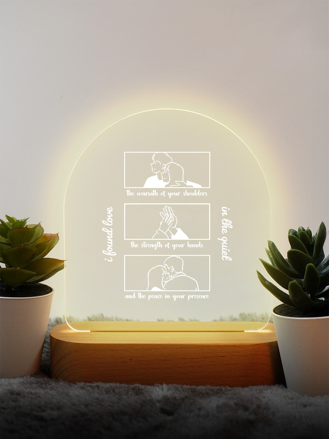 Inseparable Souls LED Acrylic Frame