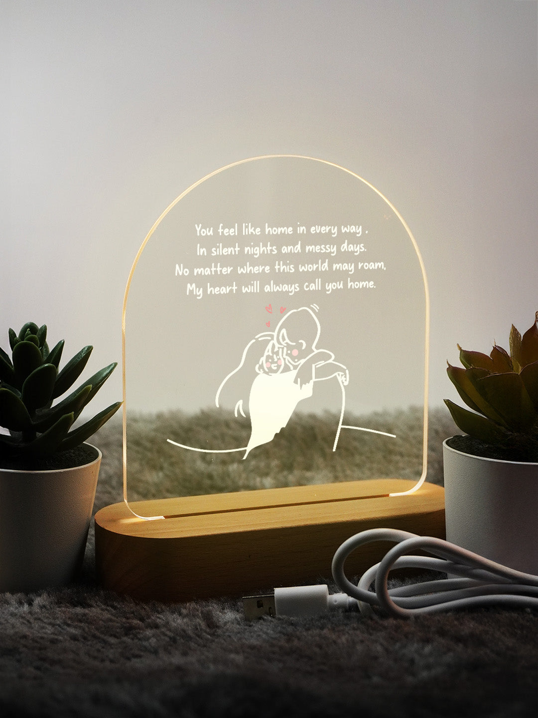 Unbreakable Bond LED Acrylic Frame