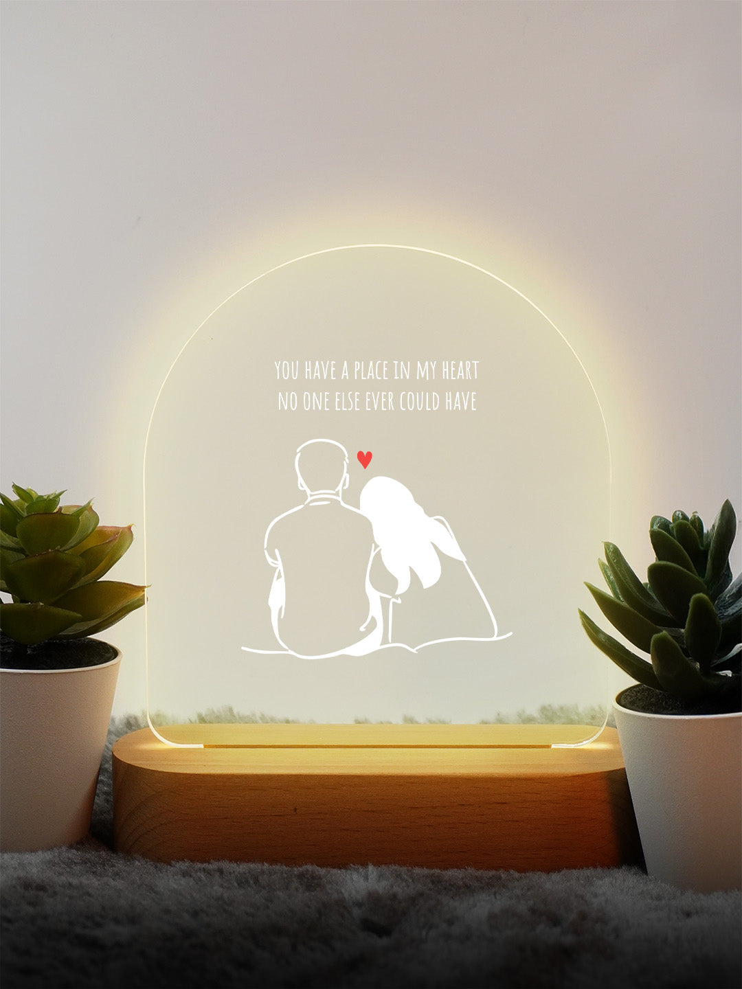 Forever Yours LED Acrylic Frame